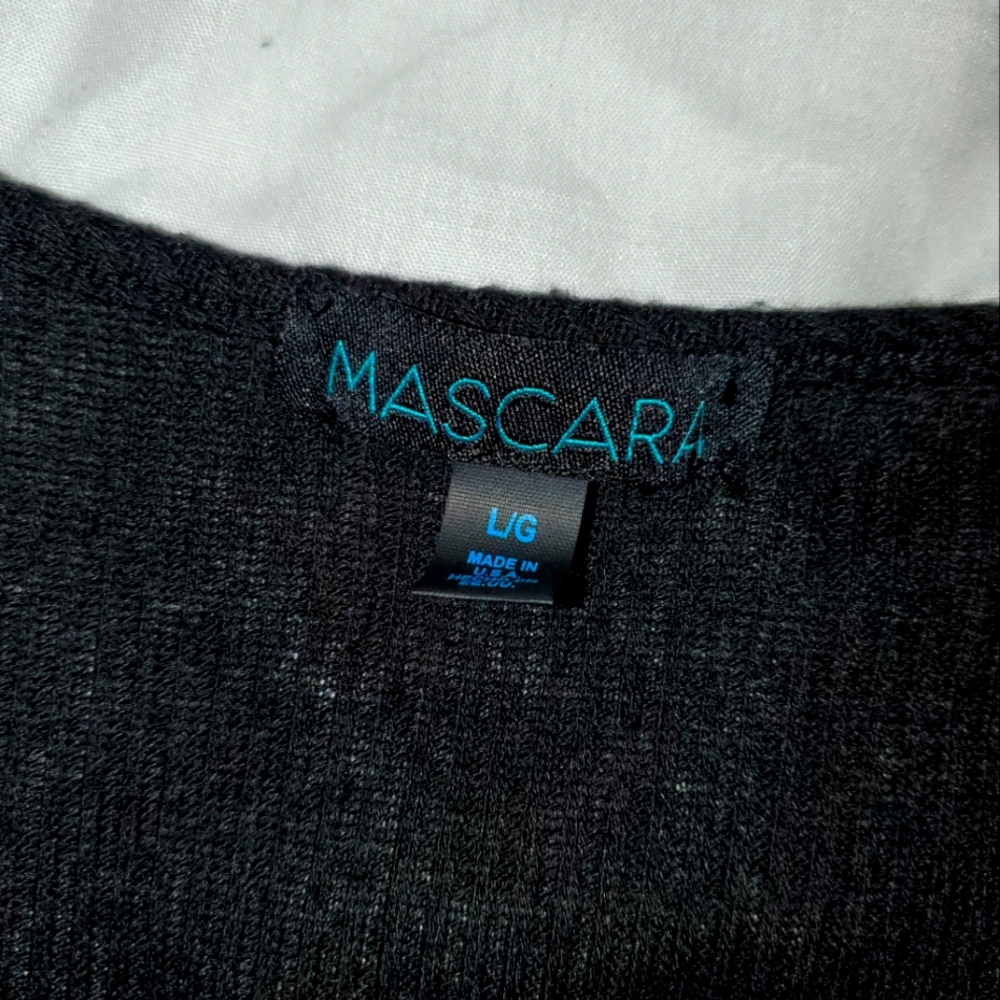Mascara Long Sleeve Black Shirt